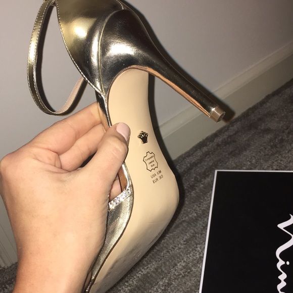 Nina Calissa Gold shimmer heel - Picture 5 of 10